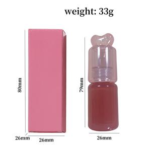 Start My Own Lip Gloss Line Forma de corazón Textura sedosa Mantequilla Brillo de labios No pegajoso Hidratante Brillo de labios - Product Image 6