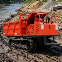 Mini Camion Benne à Chenilles Électrique Léger Neuf, avec benne basculante à tambour, pour chantier et carrière, en vente en Arabie Saoudite et Jamaïque
