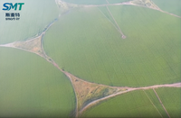 Système d'irrigation à pivot central rotatif à 360 degrés pour les fermes de maïs et de blé