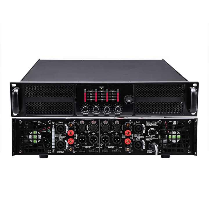 K4800 audio amplifier 800 watt class h power amplifier 4channel power