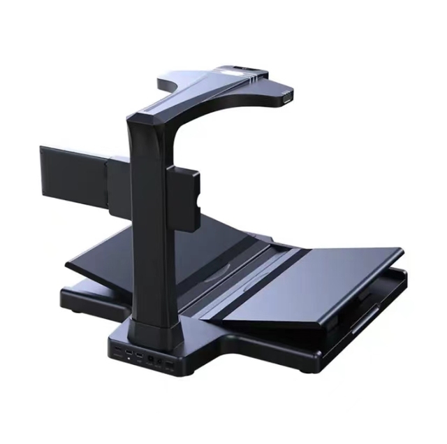 25MP V-shape High-resolution OCR USB Aluminum Book Scanner Curved Surface Flattening A3 High-speed Ancient Book