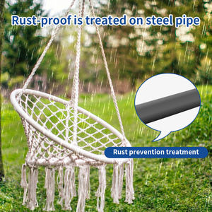 Hamaca Columpio Transpirable de Malla <span class=keywords><strong>para</strong></span> Bebé con Cinturón de Seguridad, Columpio Curvo de Interior y Exterior <span class=keywords><strong>para</strong></span> Recién Nacidos, Bebés y Niños Pequeños - Product Image 4