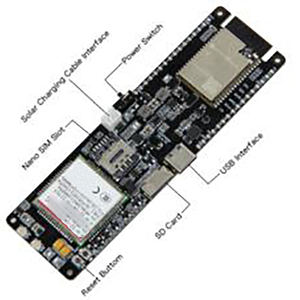 #63087 SIM7000G 4 Mo flash / T-SIM7000G scheda di sviluppo <span class=keywords><strong>SIM</strong></span> <span class=keywords><strong>ESP32</strong></span> modulo GPS Bluetooh WiFi - Product Image 1