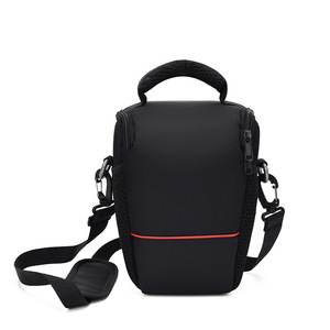 Bolsa de cámara triangular de nailon negra, impermeable, para cámara de hombro, para <span class=keywords><strong>Canon</strong></span>, Nikon, Sony, Micro Single, DSLR, equipo fotográfico - Product Image 2