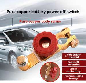 Batterie-Trennschalter Auto-Stromunterbrechungsschalter Batteriekopf Auto-LKW Mehrzweck-Batterie-Stromunterbrechungsschalter Schutz - Product Image 3