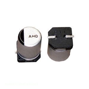 Condensateur original CAP ALUM 100UF 20% 16V SMD à montage en surface AHD107M16F24T 100 uF - Product Image 1