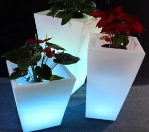 Calidad garantizada Buen precio bajo Maceta grande de flores Led Maceta de jardín Lámpara LED - Product Image 4