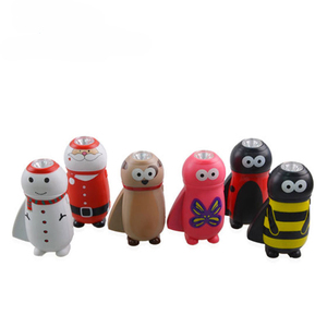 Năng Lượng-Tiết Kiệm Tay Lắc Dễ Thương Phim Hoạt Hình Gấu Trúc Hình Dạng Led Đèn Pin Torch - Product Image 1