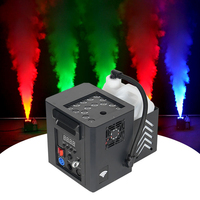 Nouvelle machine à brouillard LED portable 1500W DMX512 à pulvérisation et arrêt instantanés pour scène, concert, club, bar, discothèque