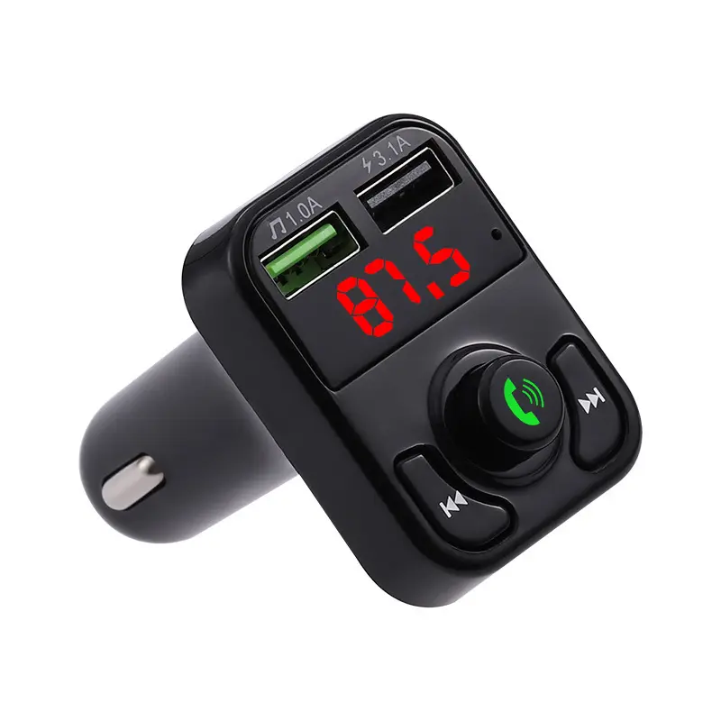 Usb Fast Charger Auto Muziekspeler Fm Modulator Audio Frequentie Radio Auto Bluetooths 5.0 Handsfree Car Kit Fm-zender