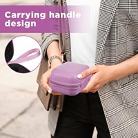 Organisateur de flacons d'insuline à 6 compartiments, étui de rangement rigide en EVA pour flacons de 3 ml, 5 ml, 10 ml, boîte isotherme portable, étui pour huiles essentielles