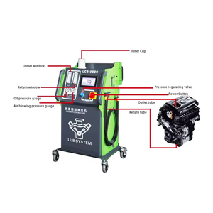 LCS-9800 sistema di lubrificazione e pulizia del motore dell'auto con filtro 5um precisione CA 110-240V compatibilità di tensione - Product Image 3