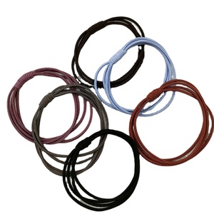 Personnalisation d'usine en gros bricolage personnalisé couleur élastique bandeau coréen bandeau élastique - Product Image 1