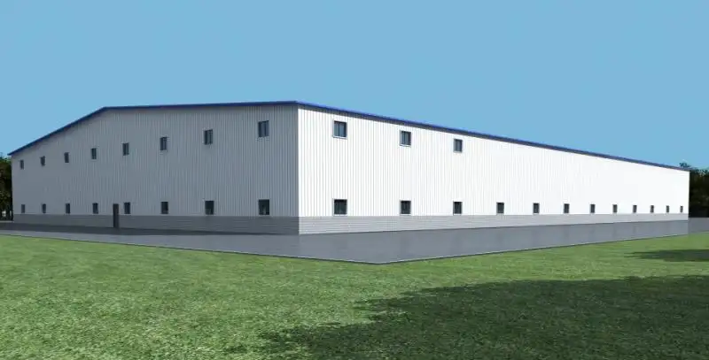 Low price prefabricated steel structure warehouse industrial building metal prefab factory building