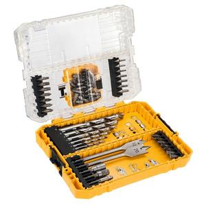 55 Piece Drilling <b>Set</b> With Bits And <b>Screwdriver</b> Accessories For Home Repair And DIY Projects - Product Image 1