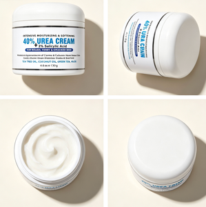 Crema con 40% de Urea y 2% de Ácido Salicílico, Crema Corporal Hidratante Intensiva, Crema Exfoliante para Pies Ásperos, Gruesos, Secos y Agrietados - Product Image 5