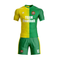 Uniformes de Fútbol Personalizados Directo de Fábrica - Camisetas y Pantalones Cortos de Fútbol Americano de Poliéster de Secado Rápido con Nombres Sublimados para Equipos