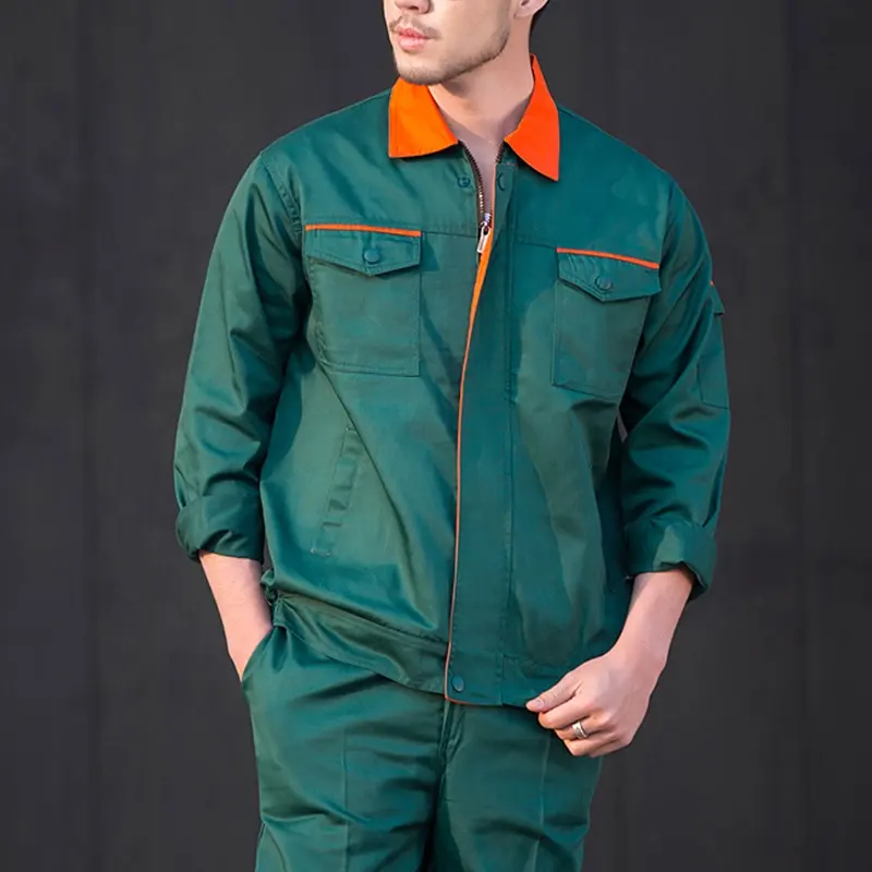 Pabrik Produsen Coverall Seragam Kerja Pria Jaket Pakaian Pria Pakaian Kerja Seragam