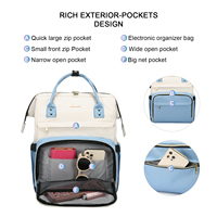 Sac à dos intelligent LOVEVOOK OEM personnalisé en gros, design d'usine avec câble USB, sacs de voyage tendance et imperméables pour l'école