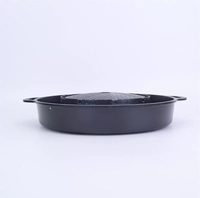Multifunctionele ronde antiaanbak hotpotgrill voor commercieel gebruik, ideaal voor restaurants, hotels, buffetcafeterias