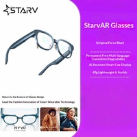 Lunettes intelligentes 3D AR avec technologie de guidage lumineux couleur, traduction en temps réel, navigation HUD, reconnaissance de texte, enregistrement de réunions et IA