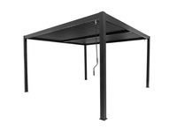 Haute quantité de ventes Pergola à toit en aluminium monocouche rétractable au design moderne