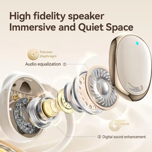 Mở tai tai Tai nghe không dây LED Pin chỉ số không khí dẫn Tai nghe Earbuds Tai nghe cho thể thao chạy tập luyện lái xe - Product Image 5