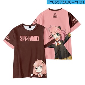 4 Designs New Arrival <span class=keywords><strong>SPY</strong></span> <span class=keywords><strong>Family</strong></span> Girls T-shirts Summer Cloth Digital Printing Anime Short Sleeve for Adults - Product Image 4