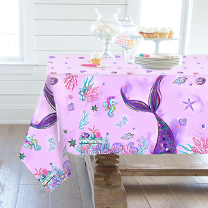 3 pièces <span class=keywords><strong>de</strong></span> couvertures <span class=keywords><strong>de</strong></span> table jetables queue <span class=keywords><strong>de</strong></span> <span class=keywords><strong>sirène</strong></span> Nappes <span class=keywords><strong>de</strong></span> chasse dans la jungle Nappes imprimées d'animaux pour décorations <span class=keywords><strong>de</strong></span> douche <span class=keywords><strong>de</strong></span> bébé - Product Image 1