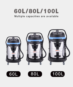 Aspiradora Industrial Profesional de Alta Resistencia y Gran Capacidad, 80L, 1400w, Eléctrica, Ecológica, con Repuestos Gratuitos, Acero Inoxidable - Product Image 5