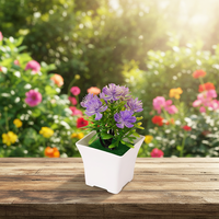 Décoration de table d'intérieur, mini plantes artificielles, mini fleurs artificielles en pot, plantes de bureau avec pots pour la maison et le bureau