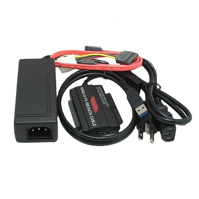 Factory Wholesale USB3.0 to SATA/ IDE Hard Drive Adapter Cable SATA 2.5"/3.5" Data Converter Hard Disk Easy Drive Line