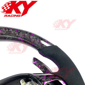 Volante Deportivo Personalizado de Fibra de Carbono Forjada con Revestimiento de Gamuza para Lexus IS250 IS300 IS350 2006-2011, Compatible con RCF LC IS GS NX - Product Image 2
