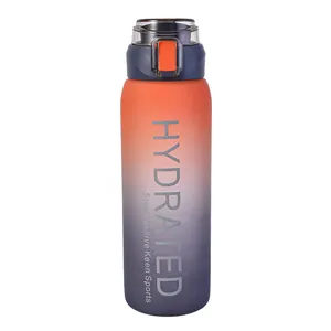 Leejo Plastic Lock Water Bottle New Launched Portable BPA Free Sports Camping Hiking Unisex Modern Tritan Bottle Sustainable