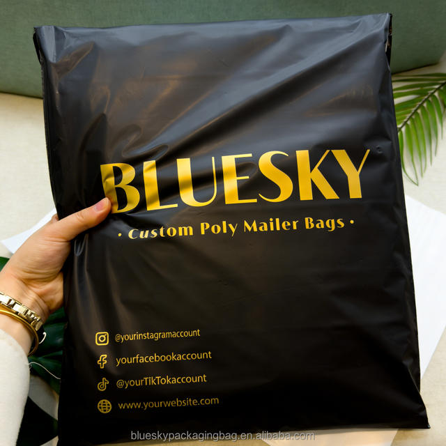 Custom ODM/OEM Printed Logo Biodegradable for Envelope for Socks and Clothes Packaging Waterproof Courier Shipping Bag