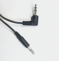 Câble mince TRS AUX 0.3mm stéréo plaqué or de 3.5m, 1 pied