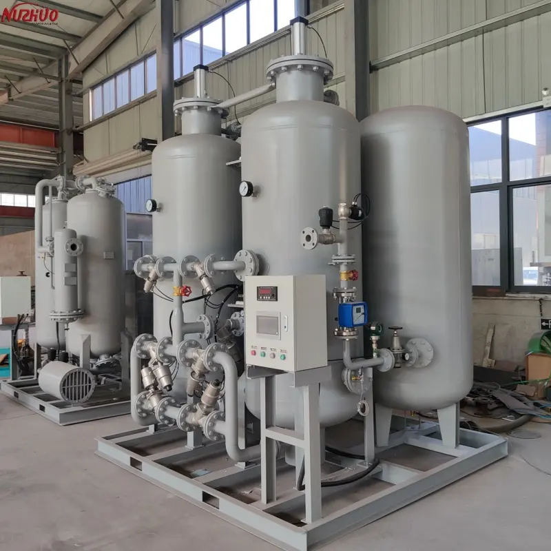 Stazione di azoto modulare NUZHUO che vende a caldo 50nm 3/h qualità N2 produzione impianto PSA purezza 95%-99.999%
