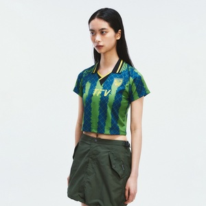 เสื้อฟุตบอลและฮอกกี้สไตล์วินเทจสำหรับผู้หญิง ยี่ห้อ American Retro Manufacturer แบบซับลิเมชั่น  รุ่น Maglie Da Calcio Club - Product Image 2