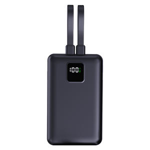 Batería Externa <span class=keywords><strong>de</strong></span> 20000mAh y 35W con Carga Rápida, Pantalla Digital, Cables Dobles Integrados y Correa para Smartphones, Venta al Por Mayor - Product Image 4