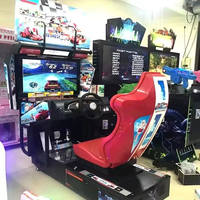 Machine d'arcade extérieure Machine de jeu de voiture de course Simulateur de centre de jeu Machine de jeu de course automobile