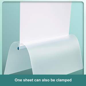 Porte-documents triangulaire transparent Morandi Color en PP A4, grande capacité, avec pince, pour étudiants, organiseur de papiers de test, pour bureau et école - Product Image 4