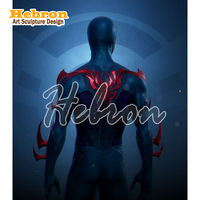 Authentisch Nachgearbeiteter 2099 Spider-Man Anime-Anzug Superhelden-Rollenspiel Halloween-Event Bühnen-Party-Verkleidung für Erwachsene