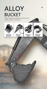 <span class=keywords><strong>HUINA</strong></span> <span class=keywords><strong>1593</strong></span> — voiture RC 2.4 avec lumière LED, G, 22ch, jouet pour enfant, Rotation illimitée, contrôle de longue Distance Anti-interférence - Product Image 4