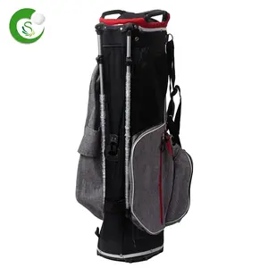 Chengsheng commercio all'ingrosso OEM ODM Club Stand Bag in poliestere leggero sacche da Golf con logo personalizzato di buona qualità per gli uomini e le donne