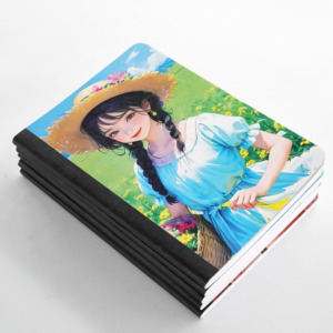 Cuaderno Económico A5 de Tapa Dura para Estudiantes con Cubierta Laminada con Diseño de Copo de Nieve, 100 Hojas, Papel Ecológico, Encuadernación Cosida para Uso Escolar - Product Image 4