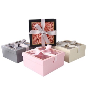 Caja de regalo cuadrada para flores, muy vendida, personalizable según las necesidades. - Product Image 5