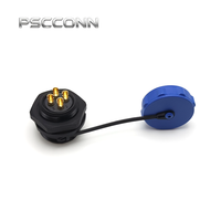 Connecteur étanche IP68 de qualité industrielle PSCCONN SP21 à 4 broches, compatible avec Weipu, pour éclairage LED extérieur haute puissance