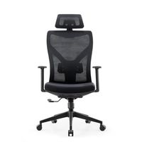 Chaise de bureau de direction moderne à dossier haut Nouveau design Chaise élévatrice ergonomique Matériau en maille pivotante réglable pour salles de réunion Jeux