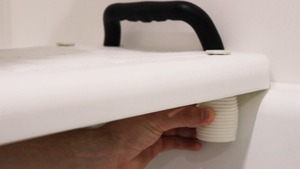 Dimensioni regolabili 42-66cm panca <span class=keywords><strong>vasca</strong></span> con manico PP materiale trasferimento panca <span class=keywords><strong>da</strong></span> <span class=keywords><strong>bagno</strong></span> per adulti - Product Image 4