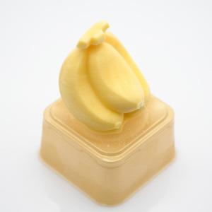Boîte à glace 3D en forme de fruit OEM, saveur banane, certifiée HALAL, forme personnalisée, sucette glacée - Product Image 1